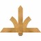 Ekena Millwork Redmond Rough Sawn Timber Gable Bracket, Western Red Cedar, 36"W x 24"H x 2"D x 4"F, 16/12 Pitch GBW036X24X0204RED00RWR - alternate 1